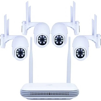 PNI House WiFi800 8MP 30m Безжичен PTZ Комплект с 4 4K Камери (PNI-WF8-840-4)