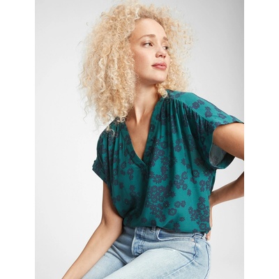 Gap tričko print top zelená