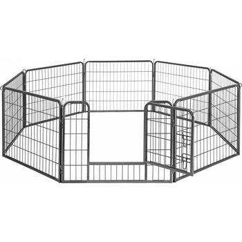 FEANDREA Výběh pro štěňata a králíky 8hranný 77 x 60 cm