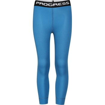 Progress MS SDND dětské funkční dlouhé spodky 152/1 petrol sv.modrá