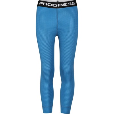 Progress MS SDND dětské funkční dlouhé spodky 152/1 petrol sv.modrá