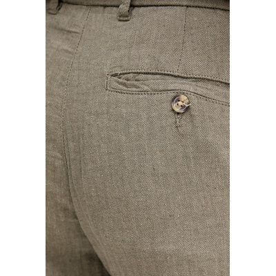 Lindbergh Къс панталон с лен Lindbergh (30.505020.ARMY)