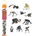 Safari Ltd Safari® Toob Маймуни Примати 10 фигури (S100323)