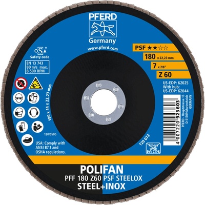 Pferd lamelový brúsny kotúč 180 mm Z60 67666185