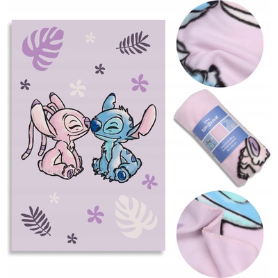 DISNEY Stitch MÄKKÁ FLEECOVÁ deka prikrývka pre deti OEKO TEX