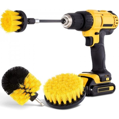 Tonyin Drill Brush Set Yellow Medium