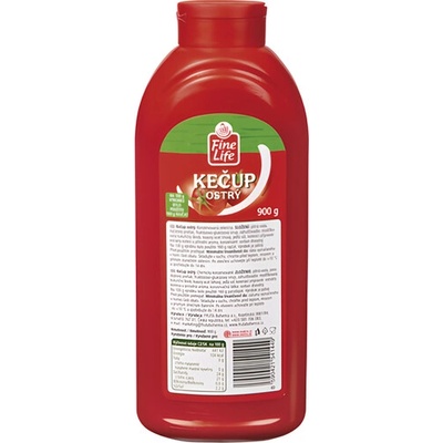 Fine Life Kečup ostrý 900 g