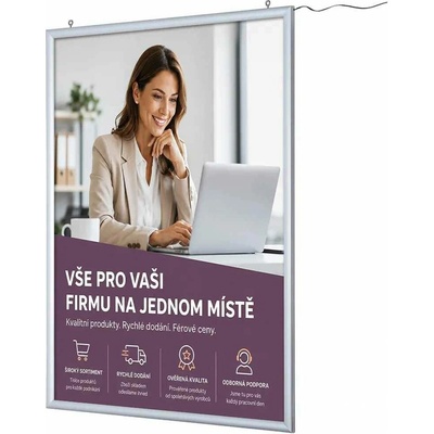 A-Z Reklama CZ LED světelný panel POSTERLIGHT na plakáty A0 Oboustraný