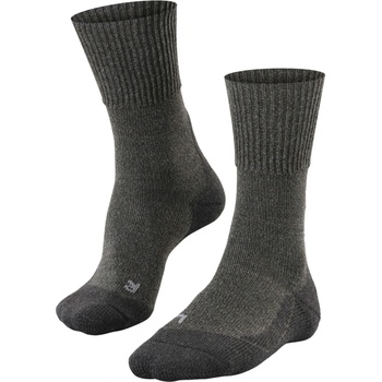 Falke Мъжки туристически чорапи Falke TK1 Wool Walking socks - Grey - размер 44-45 (EU) (201-0460-0213)