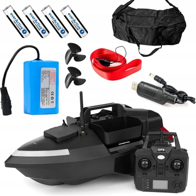 Bait Boat 500M Remote Control 2KG zatížení 3 zásobníky na návnady GPS 12000 mAh