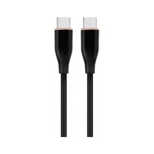 Gembird USB Type-C Power Delivery PD charging and data transmission cable 60W silicone braided 1.5m black