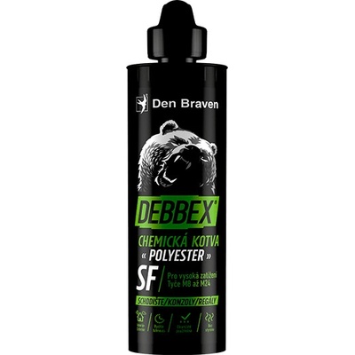 DEBBEX Chemická kotva bez styrenu POLYESTER SF kartuše 380 ml, šedá (74012BD)