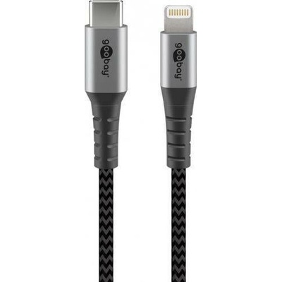 Goobay 49270 USB-A - Lightning 0,5m stříbrný