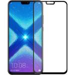  Удароустойчив стъклен протектор покриващ целия екран за Honor 8X - с черна рамка