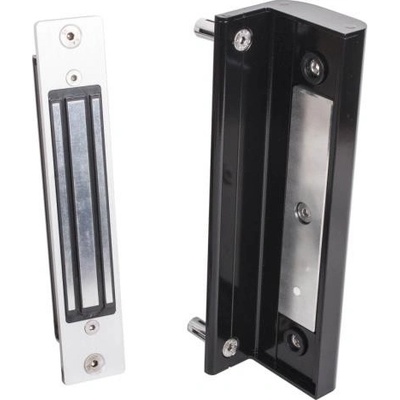 LOCINOX B MAG 2500 C - přídržný elektromagnet s dorazovou lištou, pro křídlové branky, černý B-MAG-2500_C