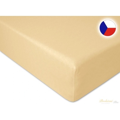 Brotex jersey prostěradlo Exclusive světle béžové 60x120