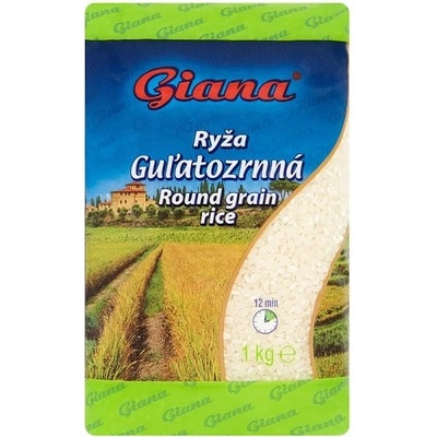 Giana Ryža guľatozrnná lúpaná 1 kg