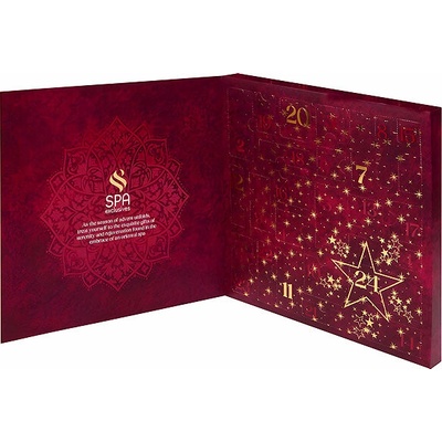 Excellent Luxusní Beauty adventní kalendář SPA - vínový