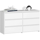 Ak furniture CL 100 cm 6 zásuvek