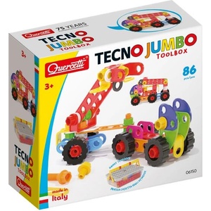 Quercetti Tecno Jumbo Toolbox - конструктивен комплект - 86 бр (QUE_06150)