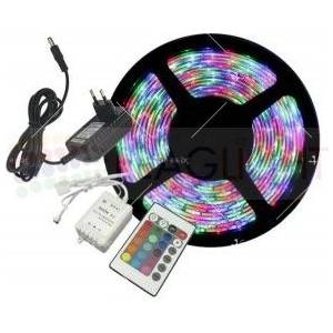  Комплект 5м led лента rgb 2835 - 60 led/м с Контролер и Адаптор (1186 r-g-b)