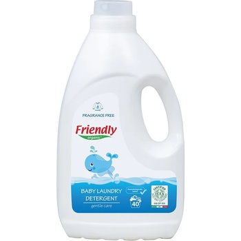 Friendly Organic Препарат за пране на бебешки дрехи - Без аромат, 2л, 40 пранета (fr.02298)