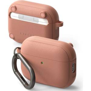 Ringke Силиконов калъф с MagSafe за слушалки Apple AirPods Pro 3 от Ringke Onyx Magnetic - Constant Coral (8800293859383)
