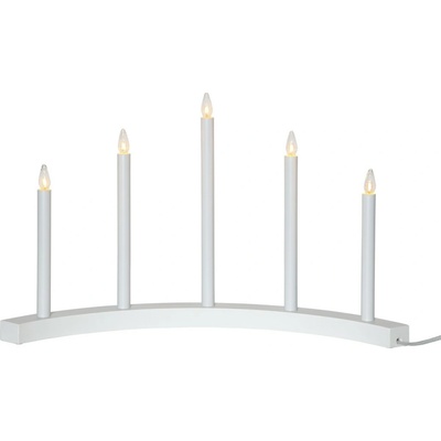 Vianočné LED svietnik výška 36 cm Star Trading Accent - biely