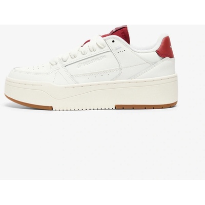 Decathlon dámske tenisky CJ80 Platform bielo-bordové