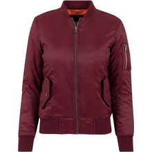 Urban Classics dámska bomber bunda Vínová