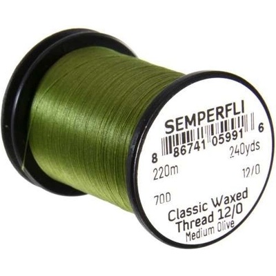 Semperfli Nit Classic Waxed Thread 12/0 Medium Olive