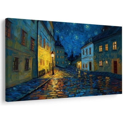 Obraz kouzelná noční ulice - 60x40