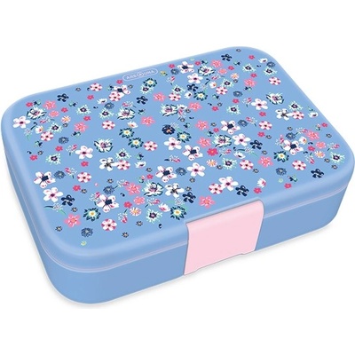 Ars Una Кутия за обяд ARS UNA Pearl Blossom Blue разделена пластмаса 216x153x52 mm 56633764 (56633764)