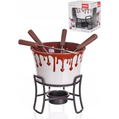 Banquet Sada fondue CHOCO DARK 6 ks – Zboží Dáma