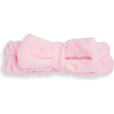 Revolution Skincare Kozmetická čelenka Pretty Pink Bow