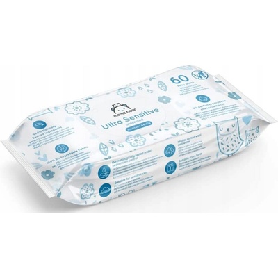 Mama Bear Ultra Sensitive vlhčené obrúsky 60 ks