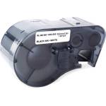 Pro Brady Brady MC-1000-595-WT-BK, самозалепващ се винил, 25.40 mm x 7.62 m, черен печат / бял фон, съвместима лента (RL-BD-MC-1000-595-BK/WT)