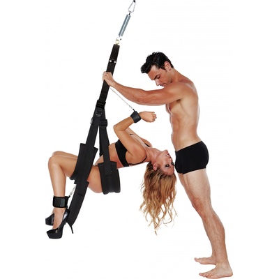 Whipsmart Bondage Pleasure Swing Black