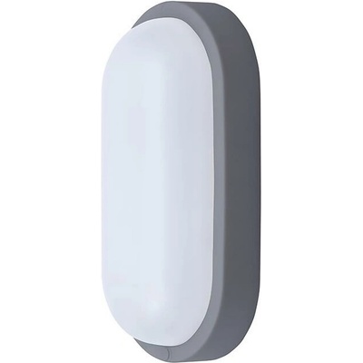Solight LED vonkajšie osvetlenie oválne, 21 cm, sivé