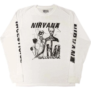 Nirvana Incesticide (Back & Sleeve Print) White M Риза (NIRVLST64MW02)