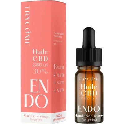 Trycome Endo Broad Spectrum CBD olej 18% CBG 4 % CBN 4 % CBC 4 % 3000 mg 10 ml