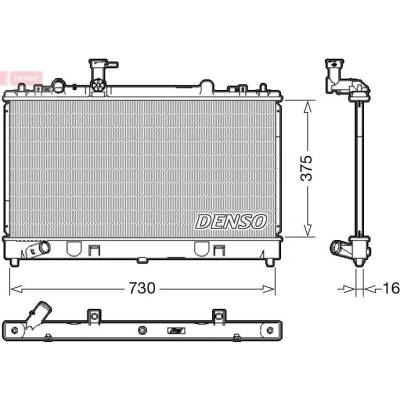 Chladič, chlazení motoru DENSO DRM44037