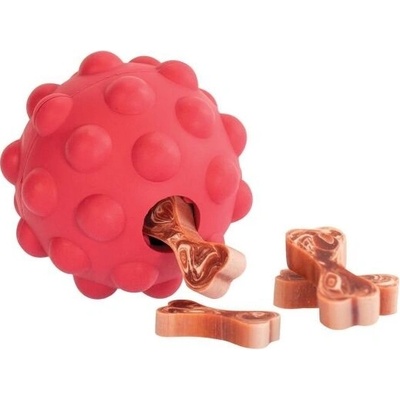 Trixie bunchy ball Loptička na maškrty s vanilkou červená 11 cm