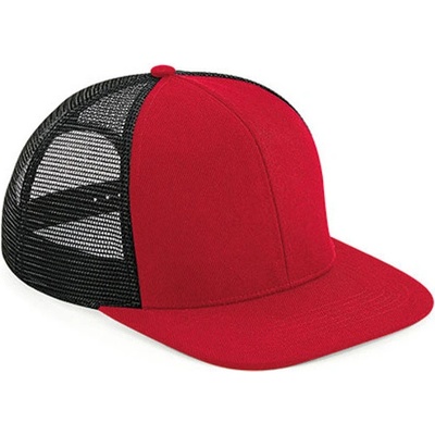 Beechfield s rovným šiltom B664 Classic Red