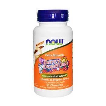 NOW Пробиотици за деца - Berrydophilus Extra Strength - 50 таблетки за смучене, NOW FOODS, NF2923