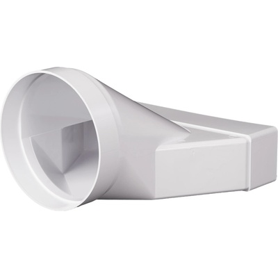 Haco Ventilační přechodový kus plochý/kulatý kanál Haco CZD 220 x 55 mm / 129 mm, 654 – Zboží Dáma