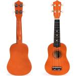 ECOTOYS Детска дървена китара ecotoys, 4 струни, Кафяв (mf019e brown)