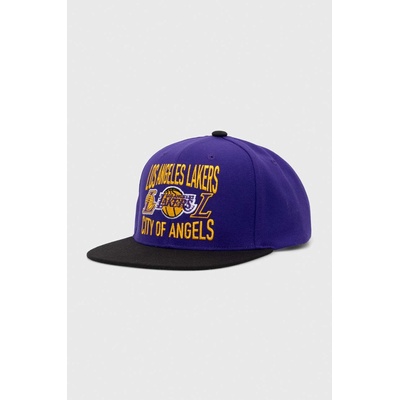 Mitchell&Ness Шапка с козирка Mitchell&Ness NBA LOS ANGELES LAKERS в лилаво с апликация (HHSS7296.LALYYPPPPURP)