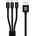 SWISSTEN DATA CABLE TEXTILE 3in1 1, 2 M BLACK Цвят: черен