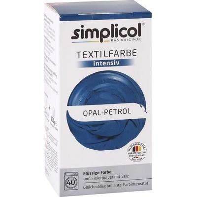 SIMPLICOL farba na textil Petrolejová modrá 150 ml + 400 g